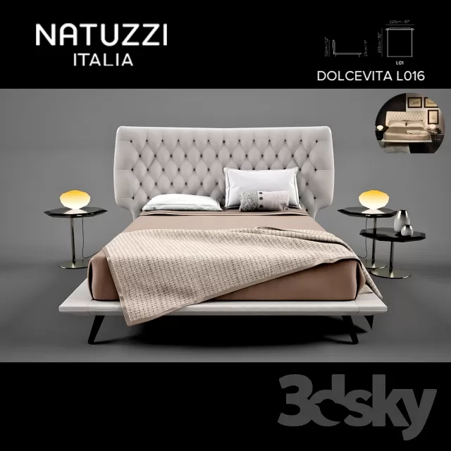 3DSKY MODELS - BED 3D MODELS