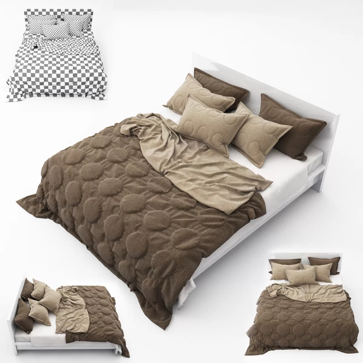 3DSKY MODELS - BED 3D MODELS 