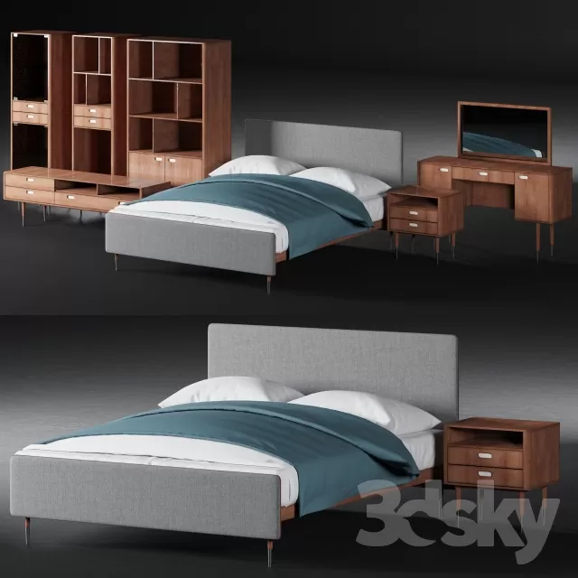 3DSKY MODELS - BED 3D MODELS