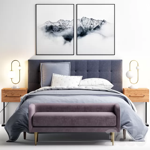 3DSKY MODELS – BED 3D MODELS – BED 1 – No.040