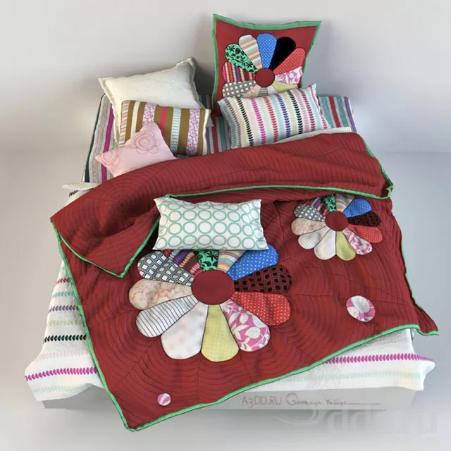 3DSKY MODELS – BED 3D MODELS – BED 1 – No.074