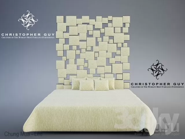 3DSKY MODELS – BED 3D MODELS – No.104