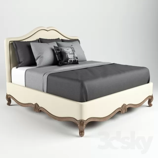 3DSKY MODELS – BED 3D MODELS – No.122