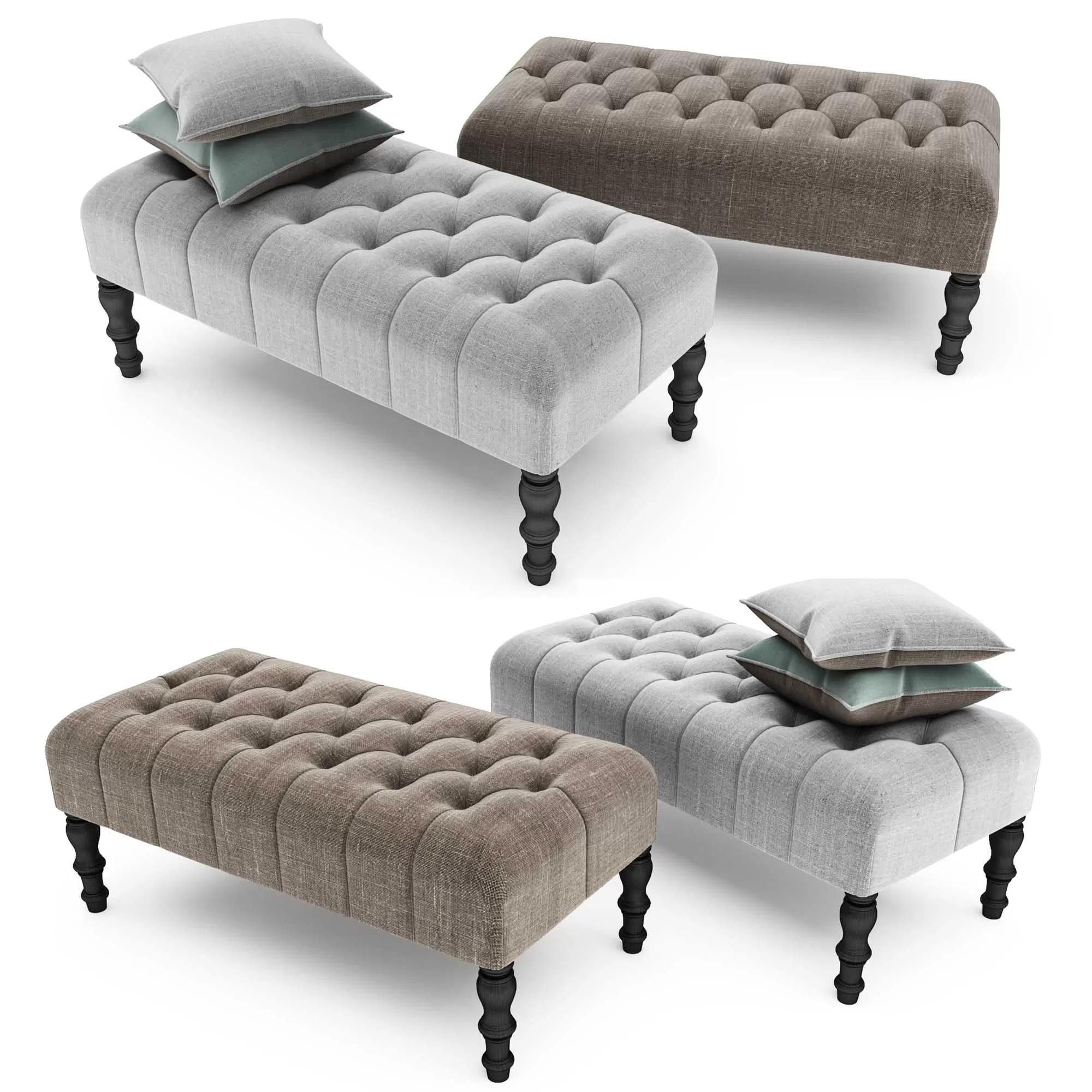 3DSKY MODELS - BENCH 3D MODELS