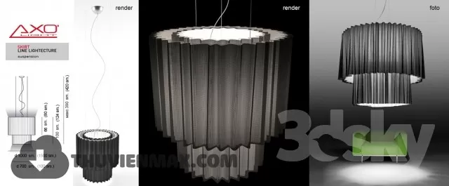 3DSKY MODELS – CEILING LIGHT 3D MODELS