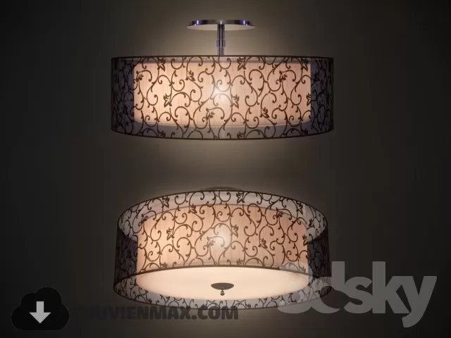 3DSKY MODELS – CEILING LIGHT 3D MODELS