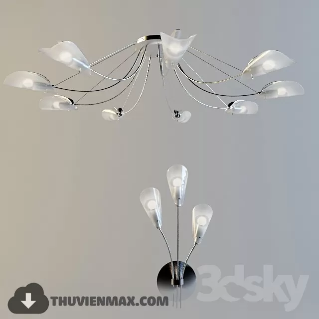 3DSKY MODELS – CEILING LIGHT 3D MODELS