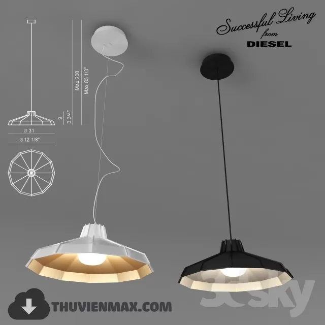 3DSKY MODELS – CEILING LIGHT 3D MODELS
