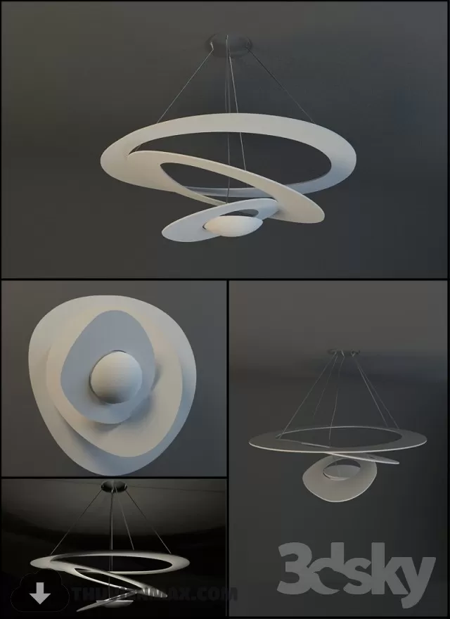 3DSKY MODELS – CEILING LIGHT 3D MODELS