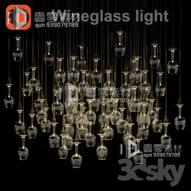3DSKY MODELS – CEILING LIGHT – No.009