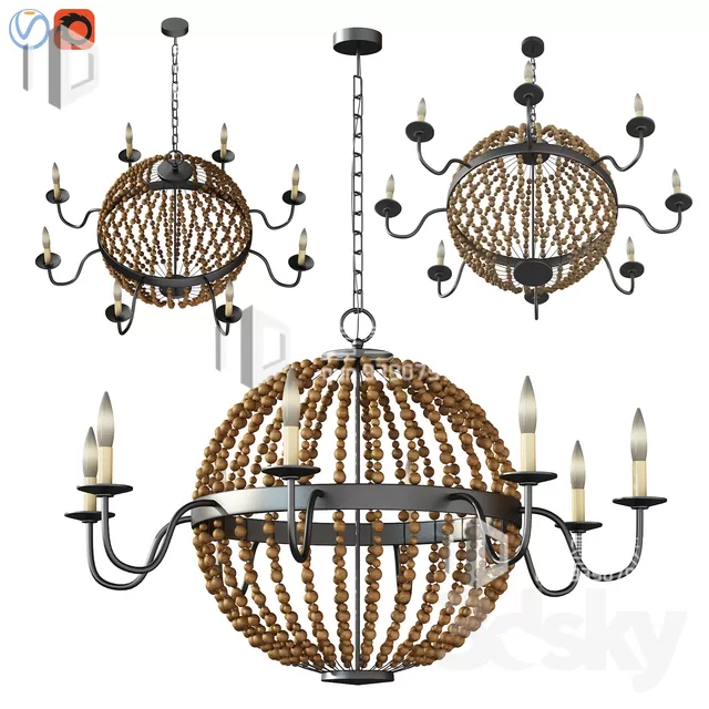3DSKY MODELS – CEILING LIGHT – No.015