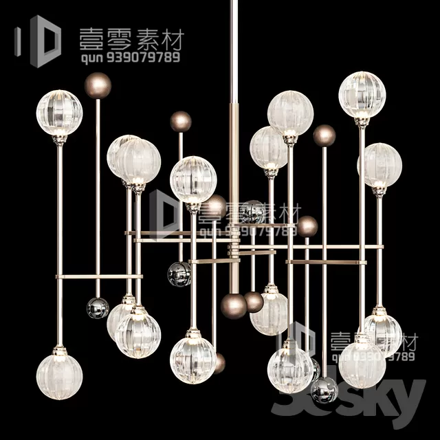 3DSKY MODELS – CEILING LIGHT – No.018