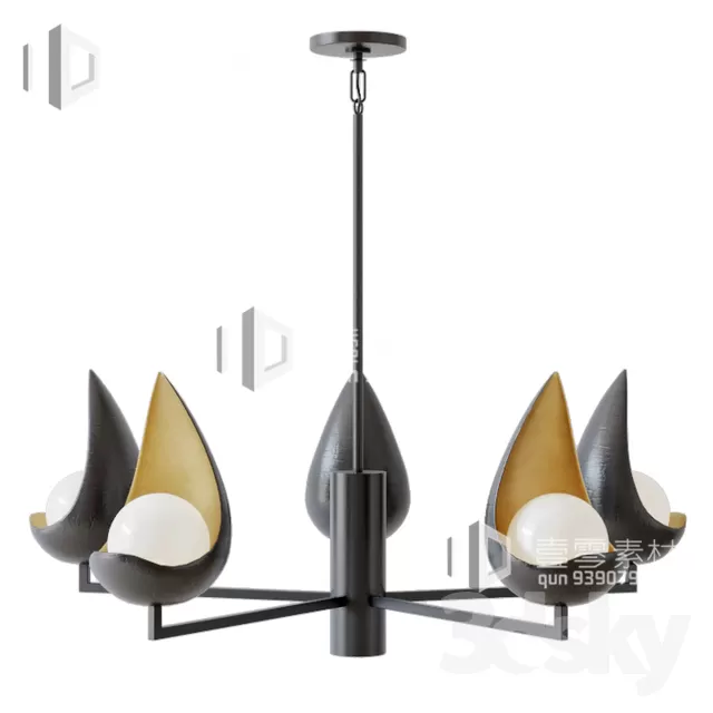 3DSKY MODELS – CEILING LIGHT – No.034