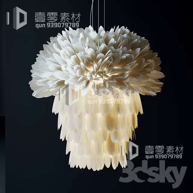 3DSKY MODELS – CEILING LIGHT – No.044