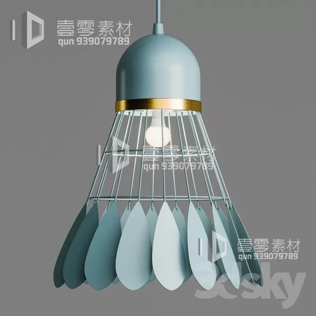 3DSKY MODELS – CEILING LIGHT – No.064