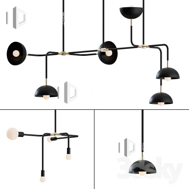 3DSKY MODELS – CEILING LIGHT – No.089