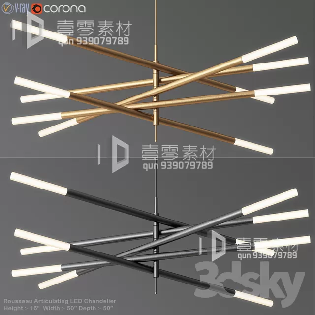 3DSKY MODELS – CEILING LIGHT – No.101