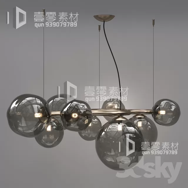 3DSKY MODELS – CEILING LIGHT – No.104
