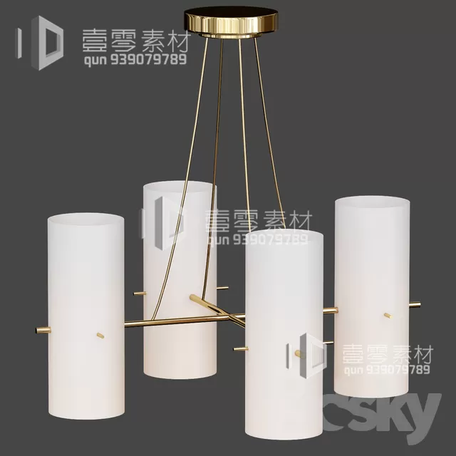 3DSKY MODELS – CEILING LIGHT – No.114