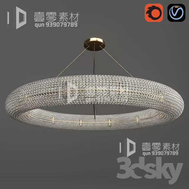 3DSKY MODELS – CEILING LIGHT – No.119