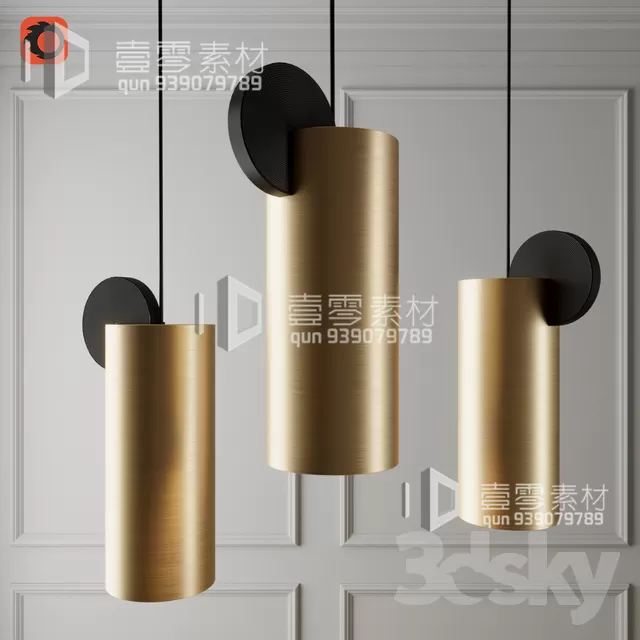 3DSKY MODELS – CEILING LIGHT – No.125