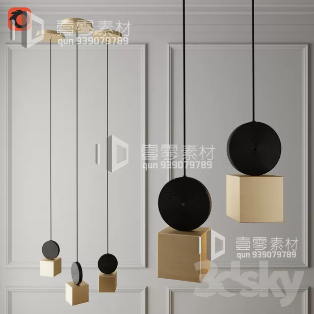 3DSKY MODELS – CEILING LIGHT – No.126