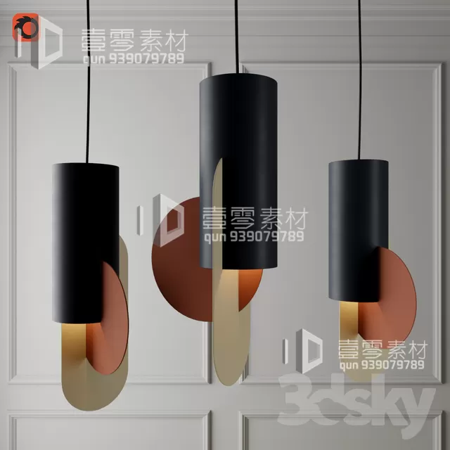 3DSKY MODELS – CEILING LIGHT – No.127