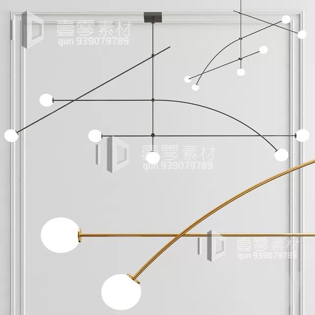 3DSKY MODELS – CEILING LIGHT – No.133