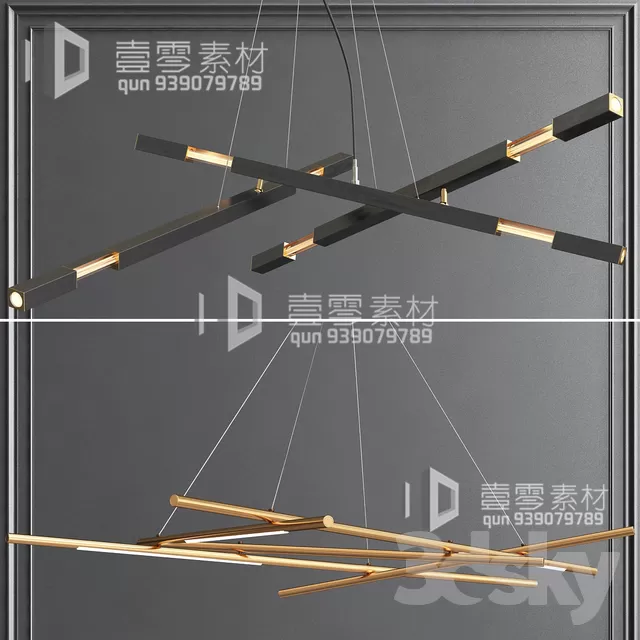 3DSKY MODELS – CEILING LIGHT – No.134