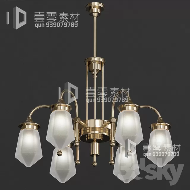 3DSKY MODELS – CEILING LIGHT – No.136