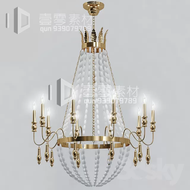 3DSKY MODELS – CEILING LIGHT – No.138