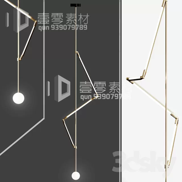 3DSKY MODELS – CEILING LIGHT – No.139