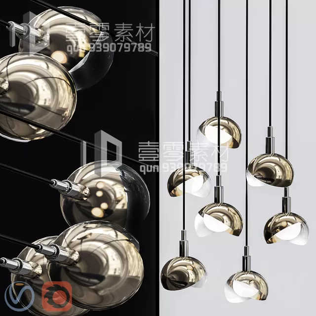 3DSKY MODELS – CEILING LIGHT – No.141