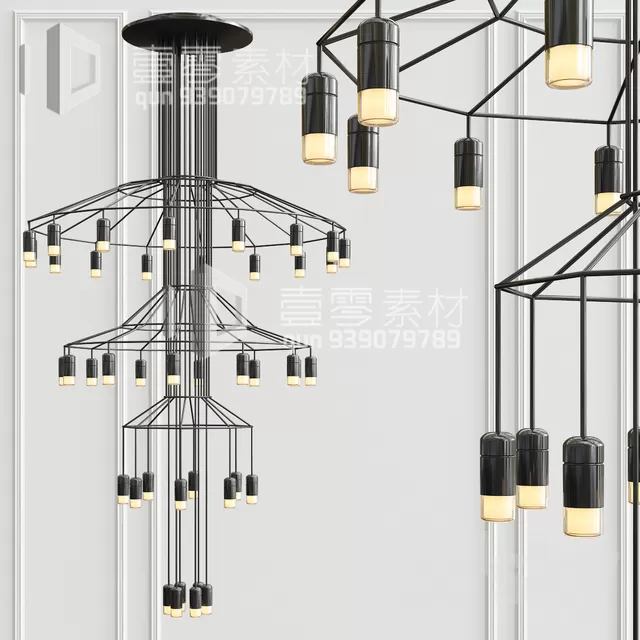 3DSKY MODELS – CEILING LIGHT – No.145