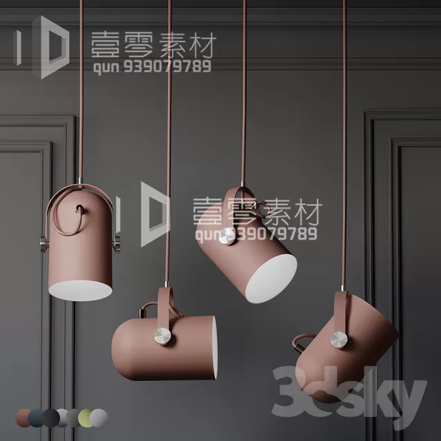 3DSKY MODELS – CEILING LIGHT – No.147