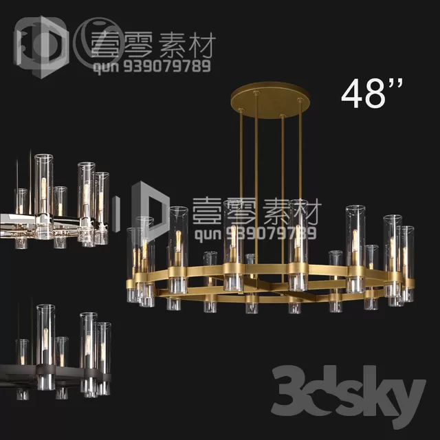3DSKY MODELS – CEILING LIGHT – No.150