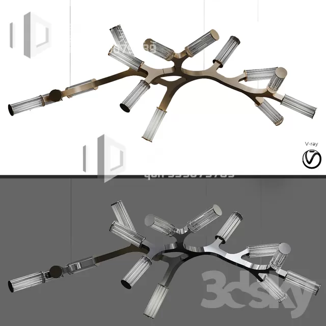 3DSKY MODELS – CEILING LIGHT – No.153