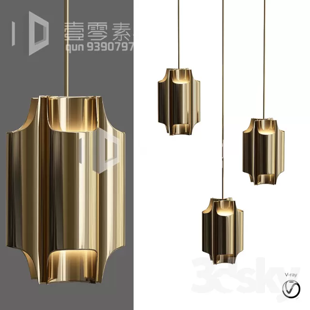 3DSKY MODELS – CEILING LIGHT – No.156