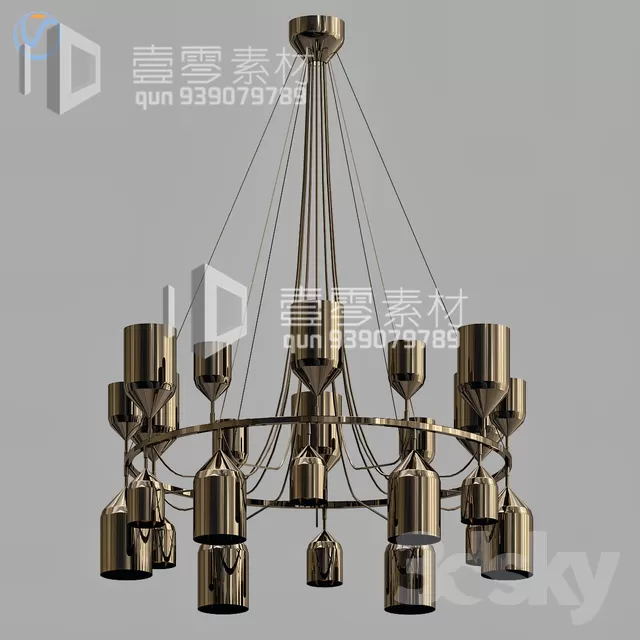 3DSKY MODELS – CEILING LIGHT – No.158