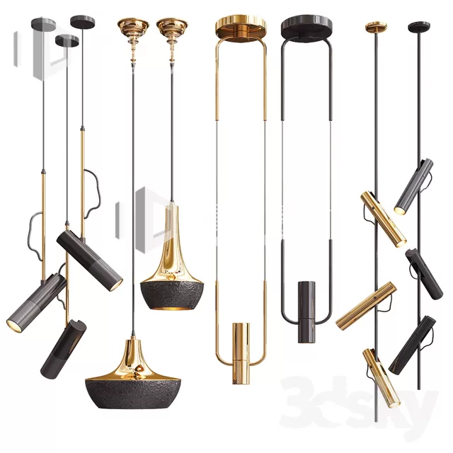 3DSKY MODELS – CEILING LIGHT – No.159