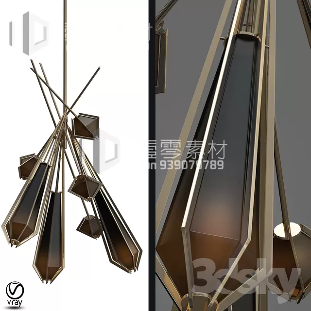 3DSKY MODELS – CEILING LIGHT – No.161