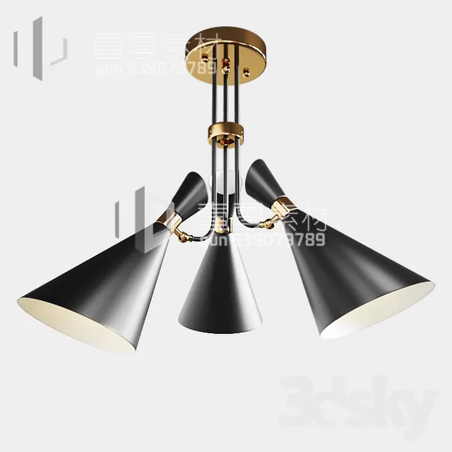 3DSKY MODELS – CEILING LIGHT – No.164