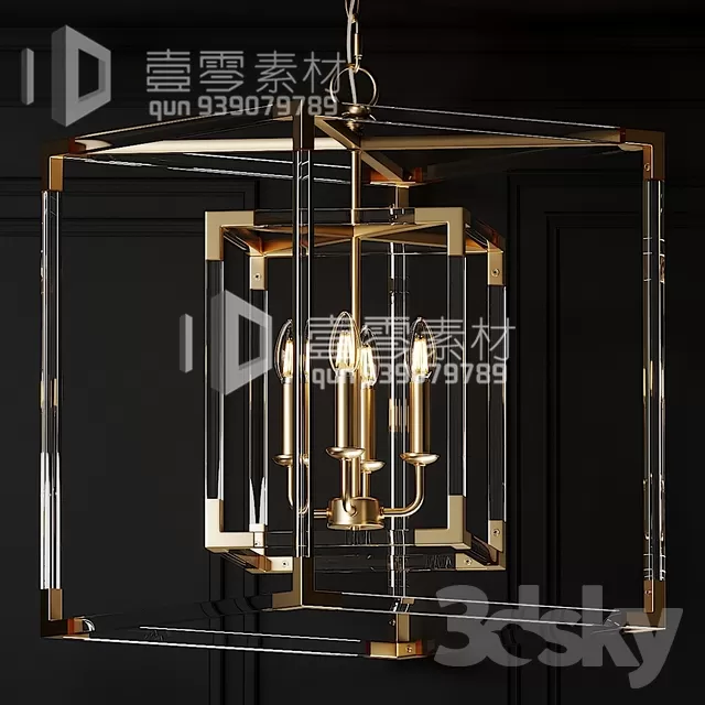 3DSKY MODELS – CEILING LIGHT – No.165