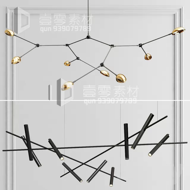 3DSKY MODELS – CEILING LIGHT – No.168