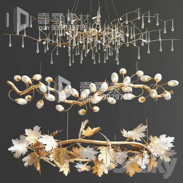 3DSKY MODELS – CEILING LIGHT – No.170