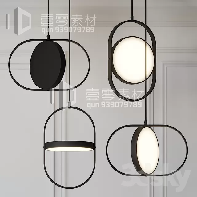 3DSKY MODELS – CEILING LIGHT – No.171