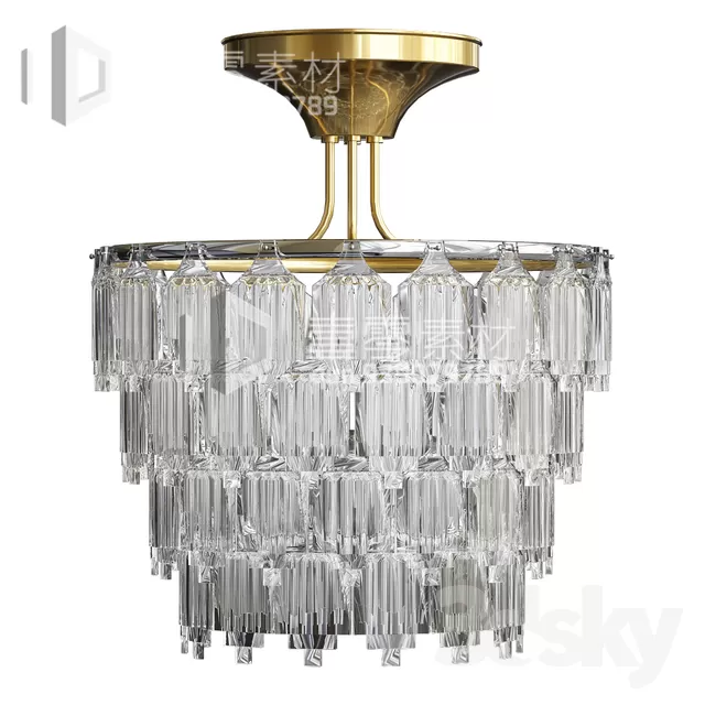 3DSKY MODELS – CEILING LIGHT – No.175