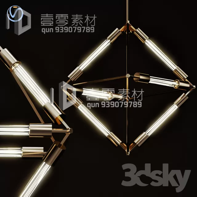 3DSKY MODELS – CEILING LIGHT – No.180