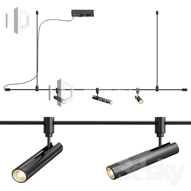 3DSKY MODELS – CEILING LIGHT – No.197