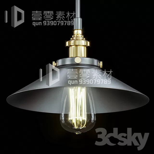 3DSKY MODELS – CEILING LIGHT – No.198